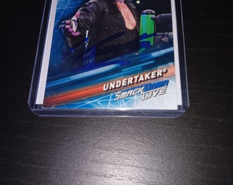 Undertaker autographed  card with coa