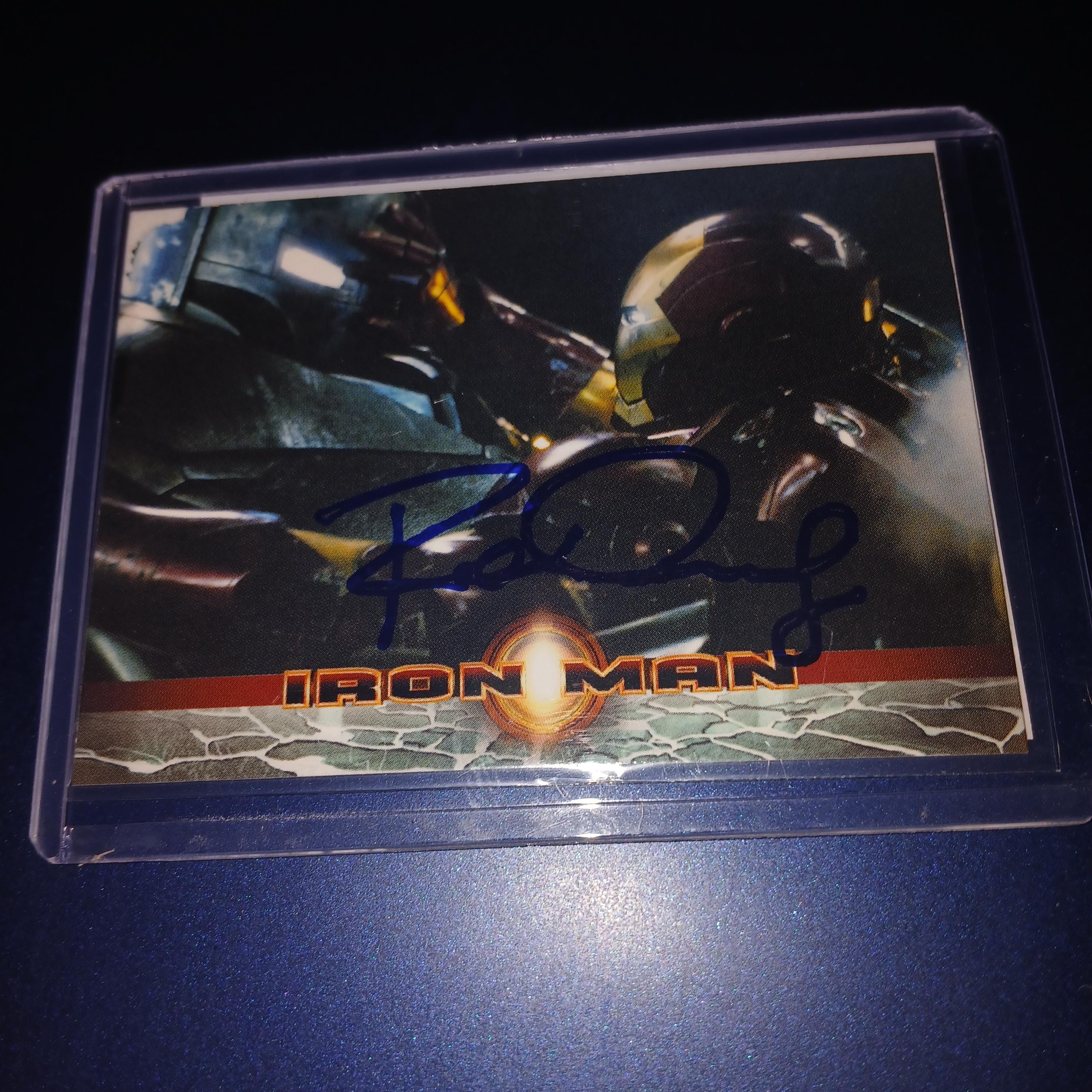 Robert Downey Jr Autographed Card With Coa - Etsy