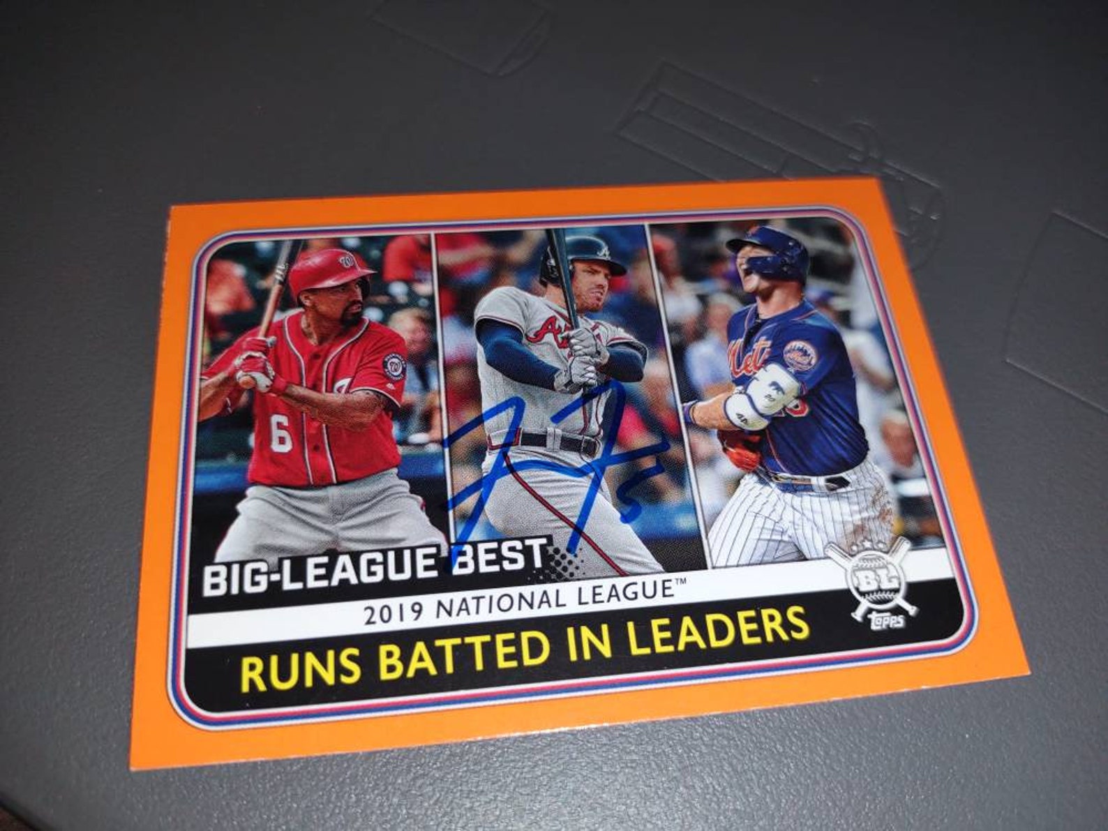 Freddie Freeman Autographed Card Etsy
