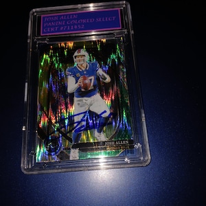 Josh Allen Autographed card with Cert
