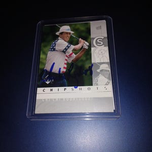 Chi Chi Rodriguez autographed  card with coa
