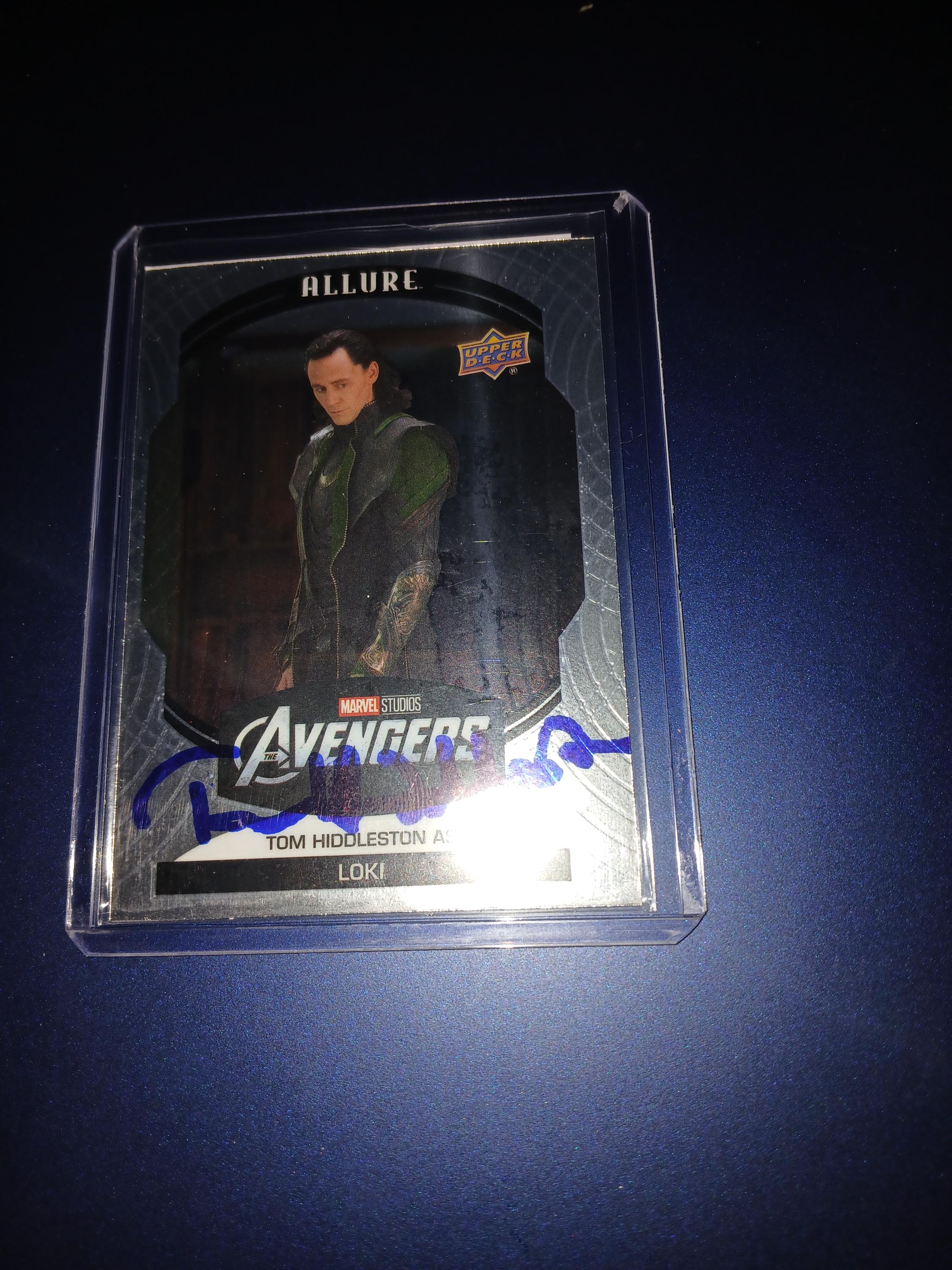 Tom Huddleston autographed card with coa