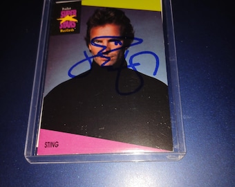 Sting Hand Signed Autograph Photo - the Police - 5x7 - Etsy