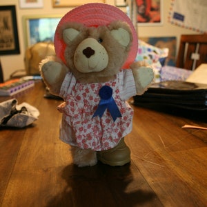 Wendy&#39;s 1996 Furskin Bear (Hattie)