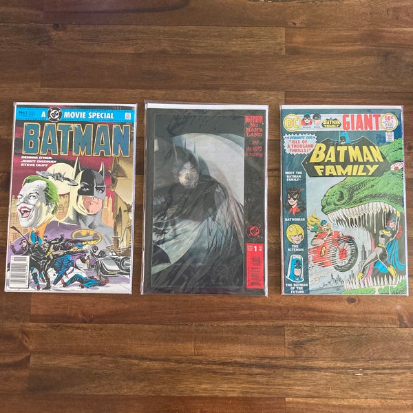 Misc. Batman Comic Books (Lot of 3)