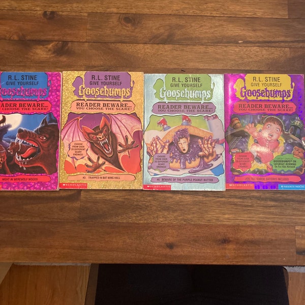 R. L. Stine's Goosebumps Reader Beware #3,#5,#6,#20