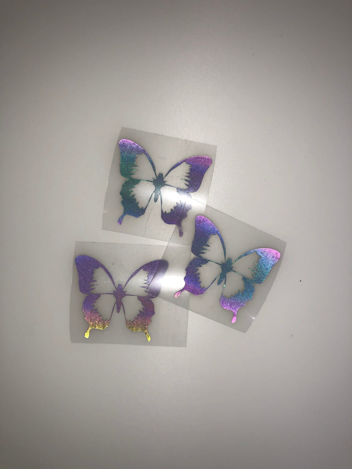 3M 'rainbow' Reflective Butterfly Heat Transfer Vinyl - Etsy