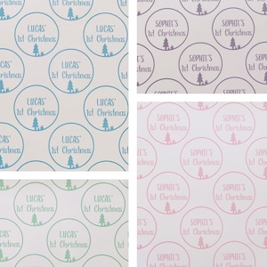 Personalised Christmas Wrapping Paper