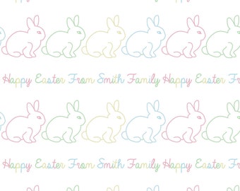 Personalised Easter Wrapping Paper