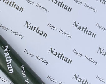 Personalised Birthday Wrapping Paper