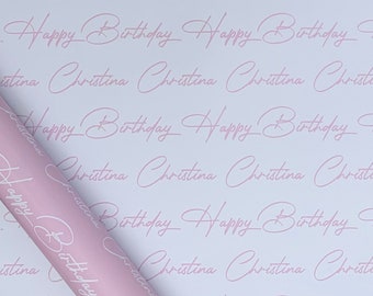 Personalised Birthday Wrapping Paper
