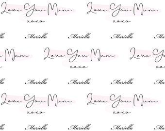 Personalised Mother's Day Wrapping Paper
