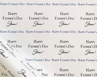 Personalised Father's Day Wrapping Paper