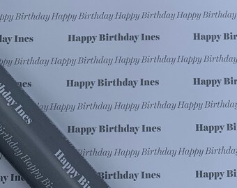 Personalised Birthday Wrapping Paper