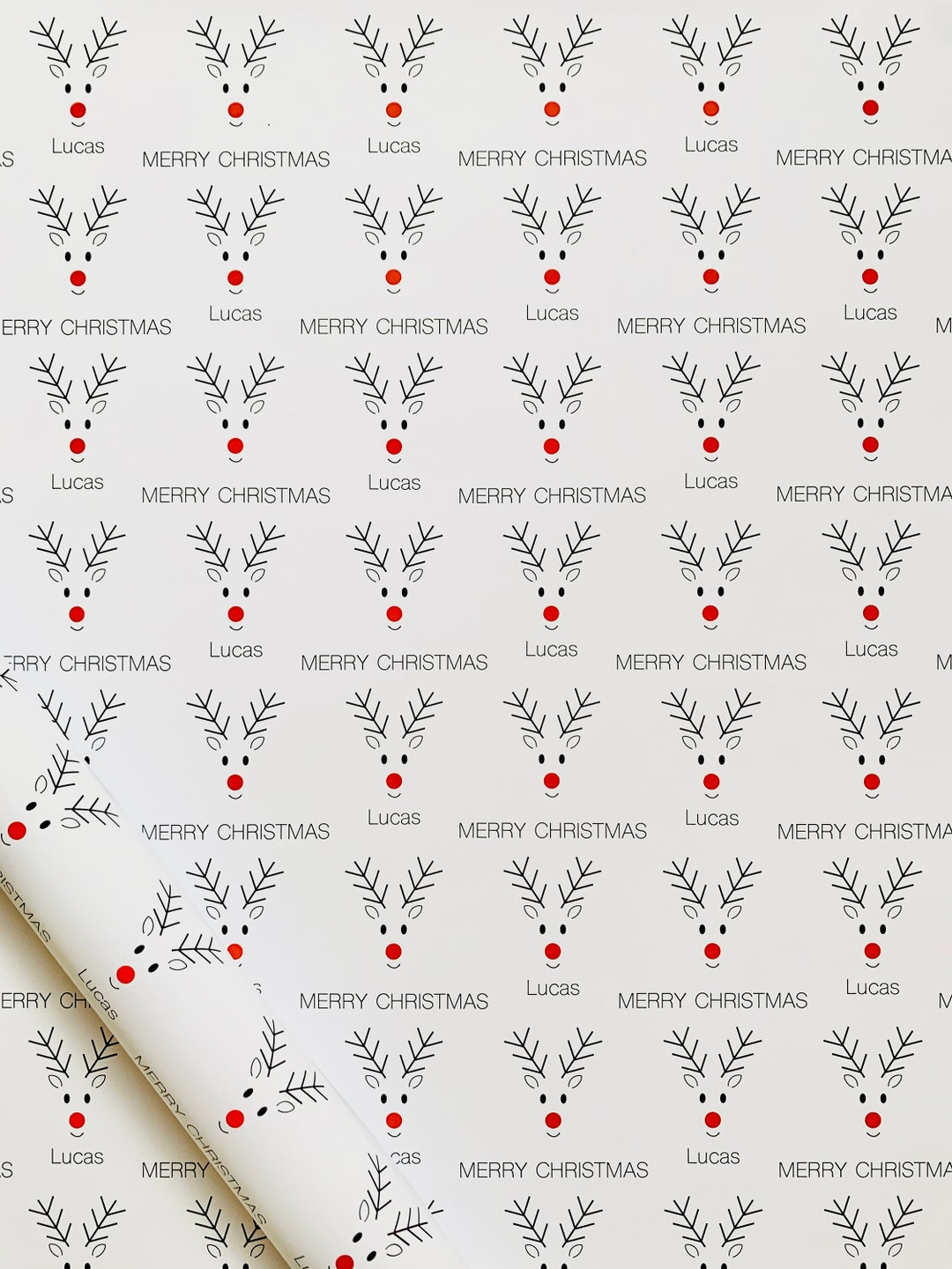 Personalised Christmas Wrapping Paper Etsy Australia