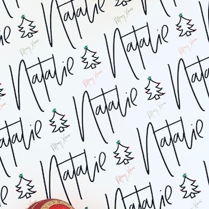 Personalised Christmas Wrapping Paper