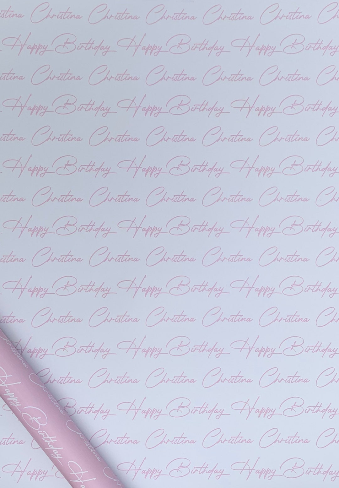 Personalised Birthday Wrapping Paper Etsy