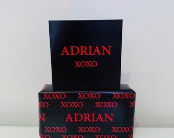 Personalised Valentine's Day Wrapping Paper