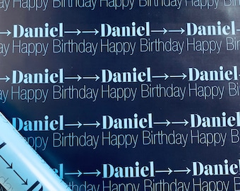 Personalised Birthday Wrapping Paper