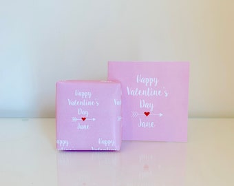 Personalised Valentine's Day Wrapping Paper