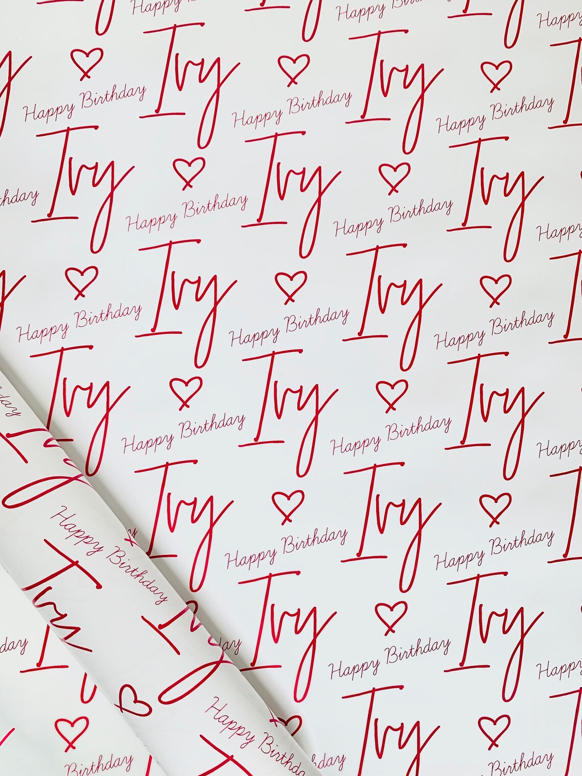 Personalised Birthday Wrapping Paper Etsy