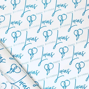 Personalised Birthday Wrapping Paper