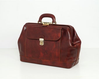 Panacea Brown - Leather Doctor Bag