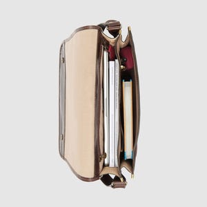 Nero Brown - Double Compartment Messenger - Republic of Florence