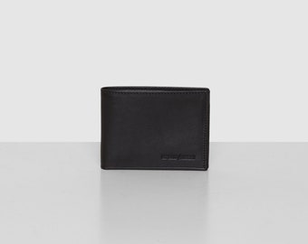 Vivaldi Black Small Bi-fold Soft Leather Wallet