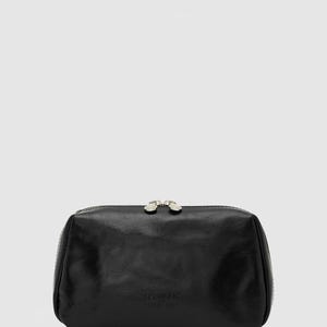 Otto Dopp Kit Black - Leather Toiletry Bag
