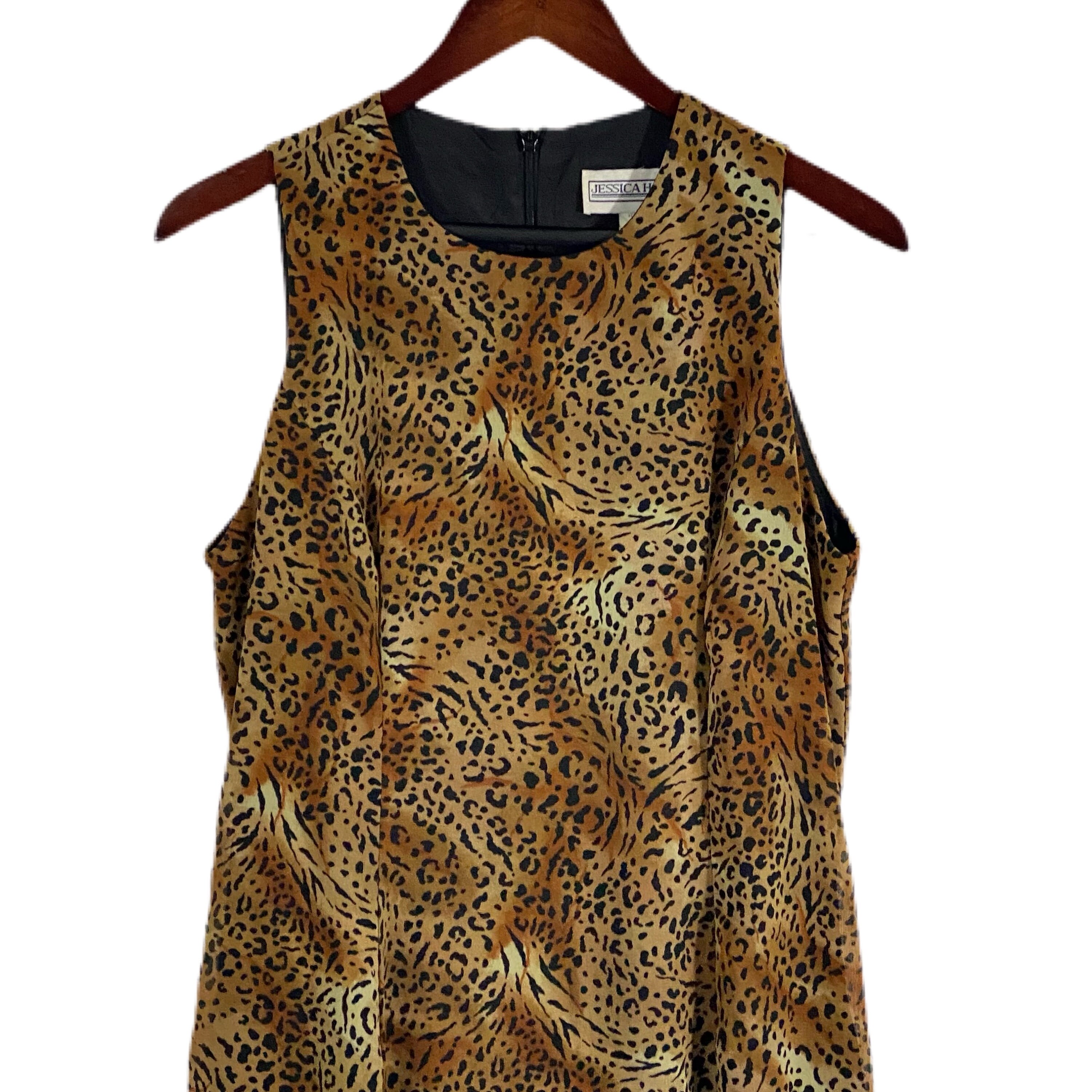 Animal Spot Print Tie Back V-Neck Maxi Dress