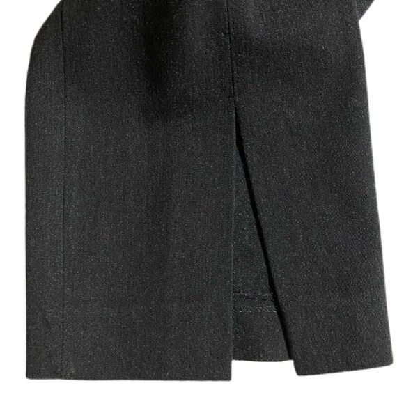 RENE LEZARD Designer Skirt Black Midi Wool Vtg - image 5