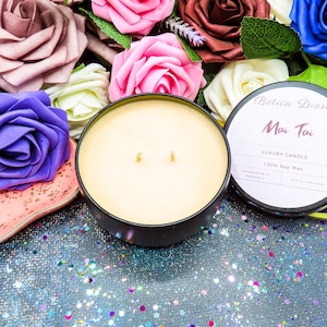 Mai Tai: Scented Luxury Candle | Handmade Soy Candle | Tropical Scented