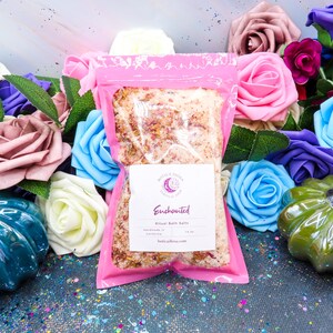 Enchanted: Ritual Bath Salts for Self-Love | Magical Self-Care Ritual | Love Spell | Bath Soak | Spa Gift