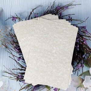 13 Pieces of Spell Writing Paper 'Parchment' Antique Look Paper Ritual Paper Intention Paper Spell Paper image 2