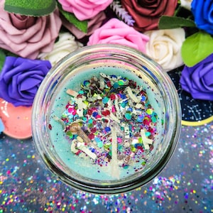 Wealthy Witch: Intention Candle for Abundance, Prosperity, & Wealth | 7 Day Ritual Candle | Money Spell Candle with Bank Dirt