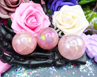 Madagascar Rose Quartz Sphere | Love Spell Gemstone | Rose Quartz Crystal Ball | Lavender Rose Quartz | Your Choice of Crystal