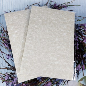 13 Pieces of Spell Writing Paper 'Parchment' Antique Look Paper Ritual Paper Intention Paper Spell Paper image 8