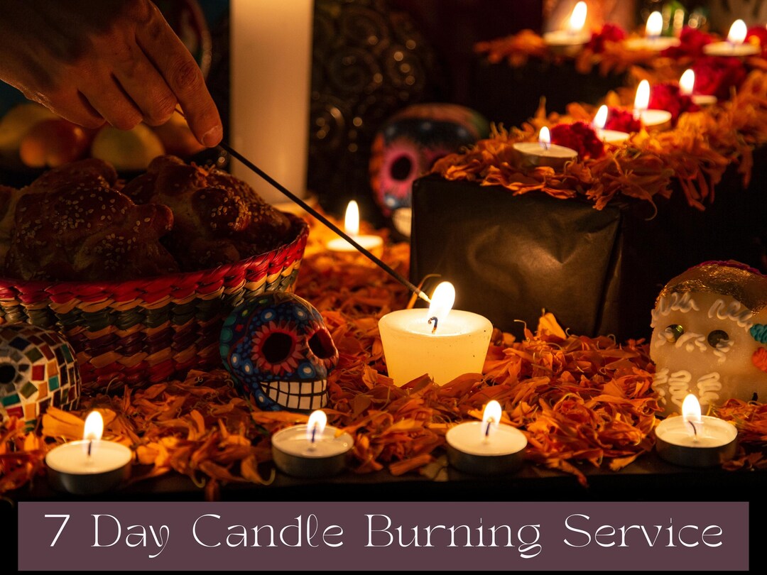 7 Day Candle Ritual Light a Candle on Our Altar Candle Burning Service