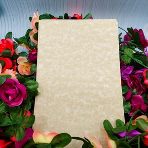 13 Pieces of Spell Writing Paper 'Parchment' Antique Look Paper Ritual Paper Intention Paper Spell Paper image 9