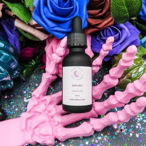 Aphrodite: Intention Oil | Body Oil | Goddess Ritual Oil | Aphrodisiac Perfume | Love Spell | Love Drawing Oil | Sex Magic