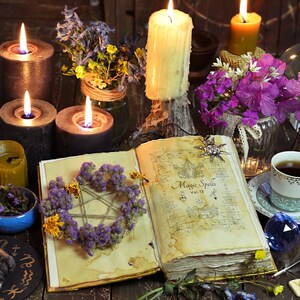 Small Witch Mystery Box Witchcraft Supplies Spiritual Altar Tools Divination Tools Mystery Crystal Box image 3