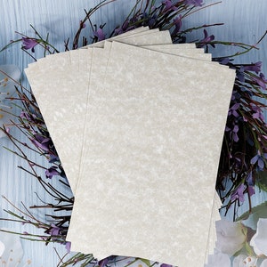 13 Pieces of Spell Writing Paper 'Parchment' Antique Look Paper Ritual Paper Intention Paper Spell Paper zdjęcie 6