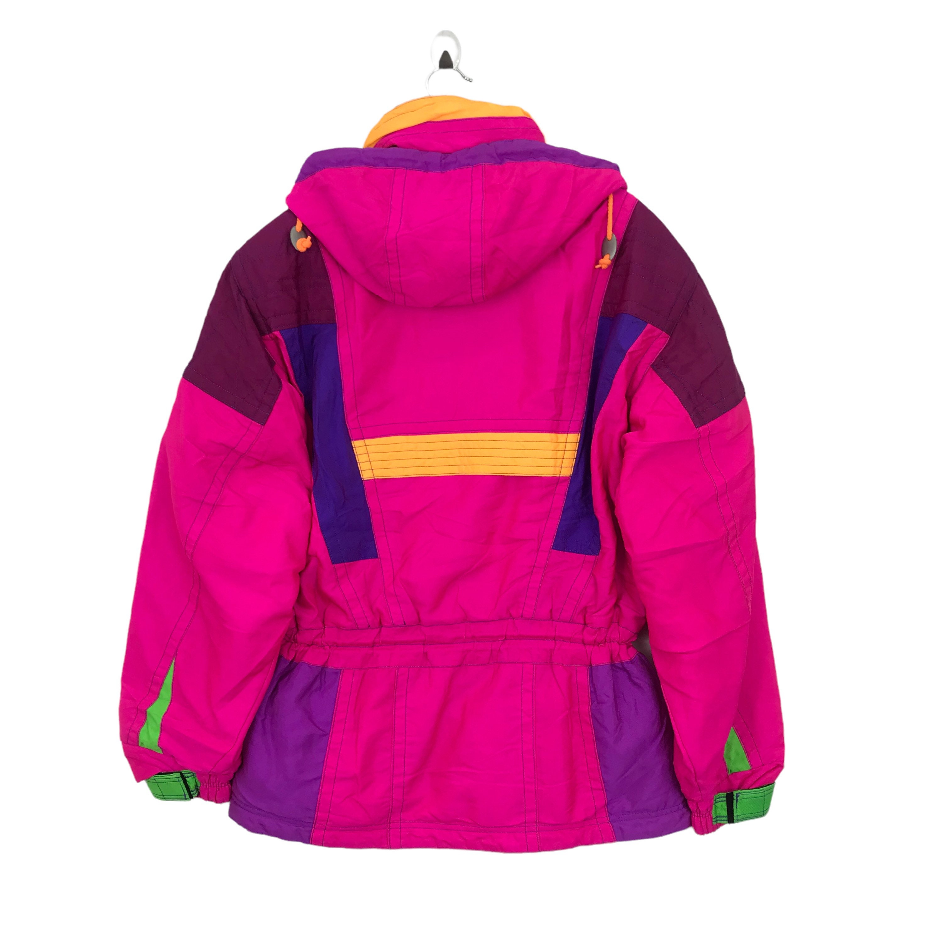 Vintage ELLESSE Italy Made by Goldwin Ski Jacket Color Block