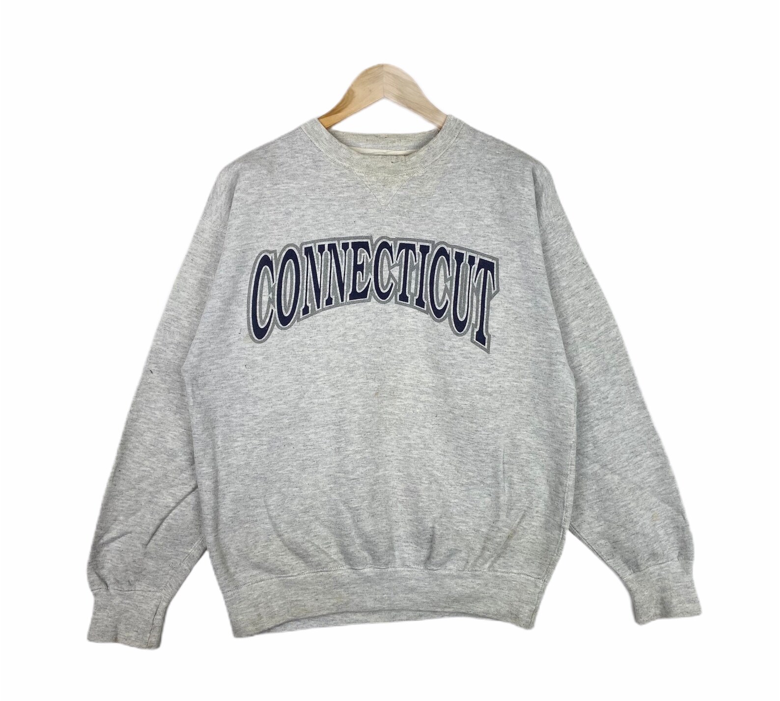 Vintage CONNECTICUT Sweatshirt Pullover Jumper Big Logo - Etsy UK