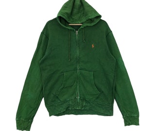 Vintage 2000s Polo Ralph Lauren Zip up Hoodie Men's Medium / Y2K