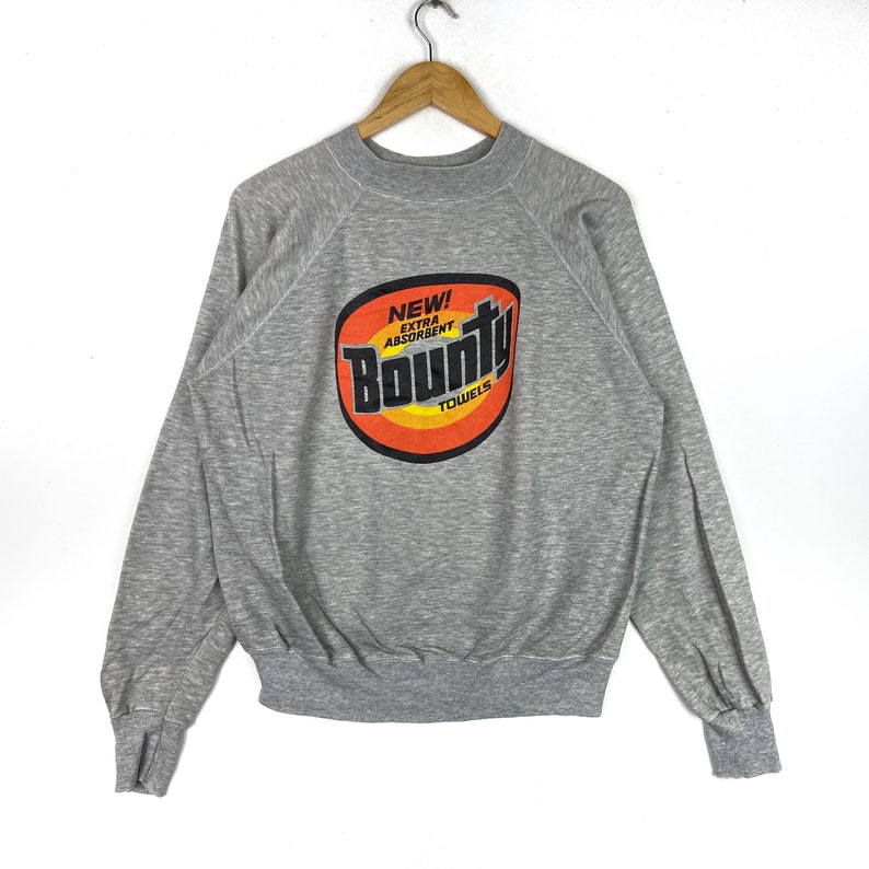 Vintage 80s Bounty Towels Extra Absorbent Sweatshirt Big Logo Etsy<script async src=