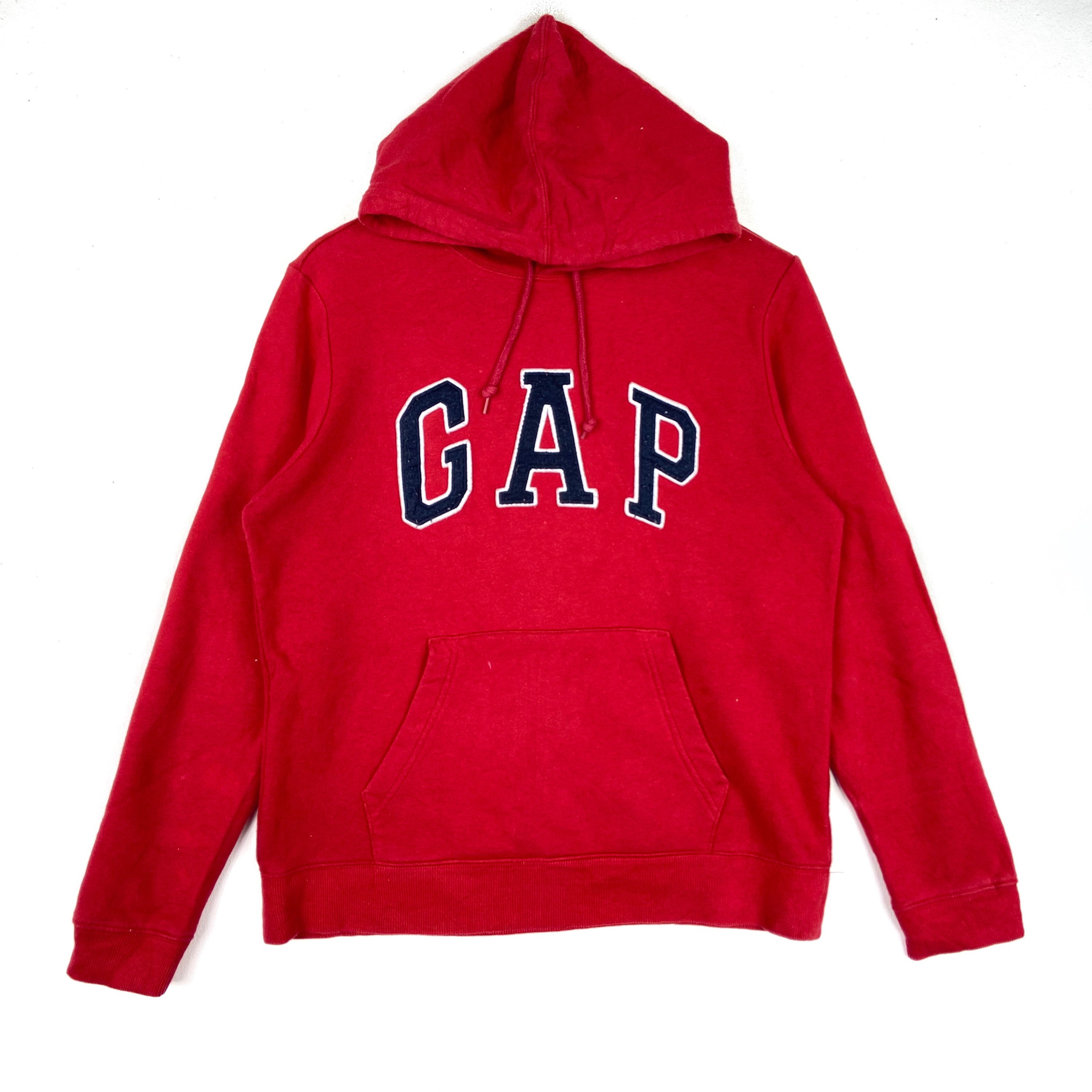 GAP Hoodies Big Logo Embroidered Pullover Jumper Hiphop Swag Streetwear ...