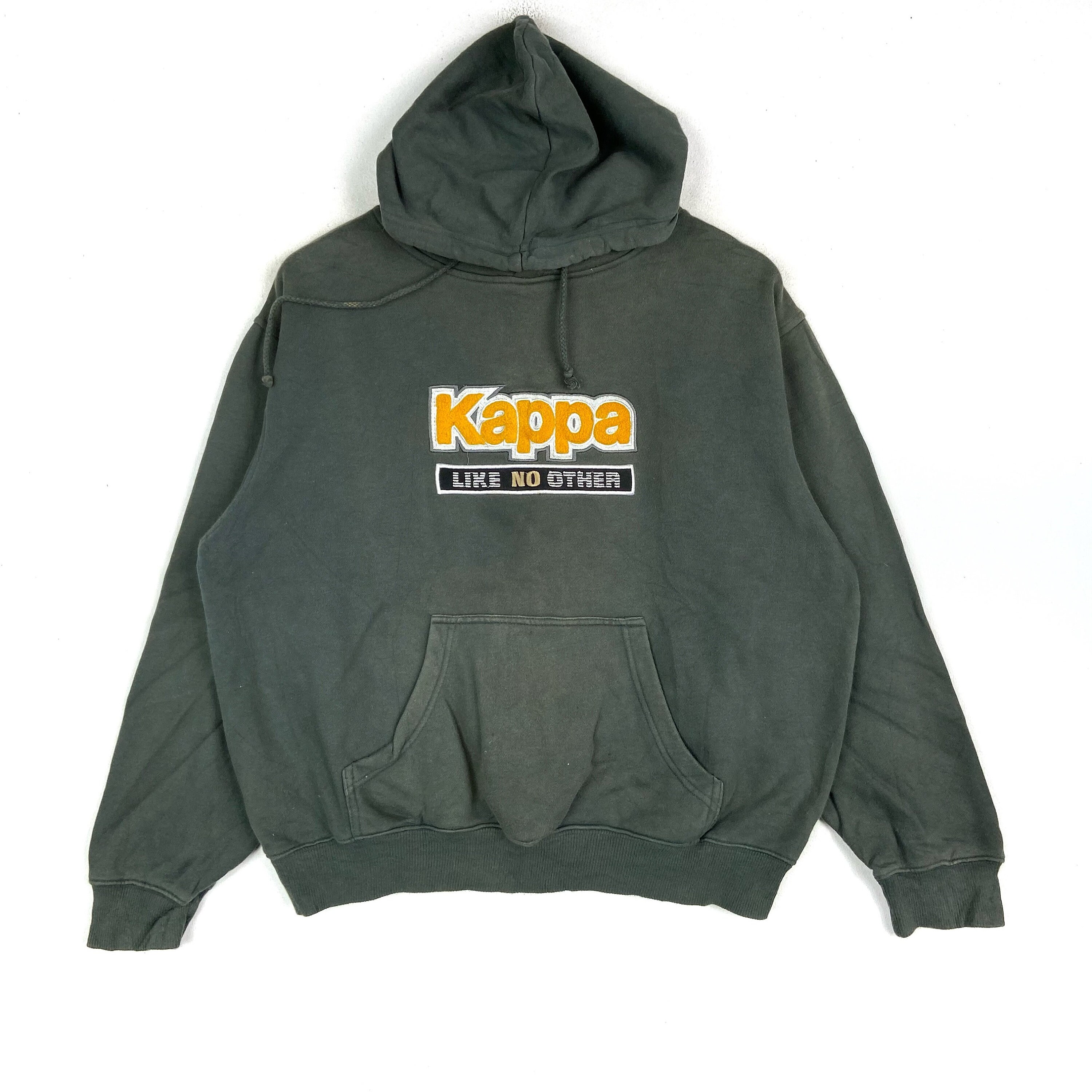 Vintage KAPPA Hoodies Big Logo Pullover Hiphop Swag Streetwear | Etsy