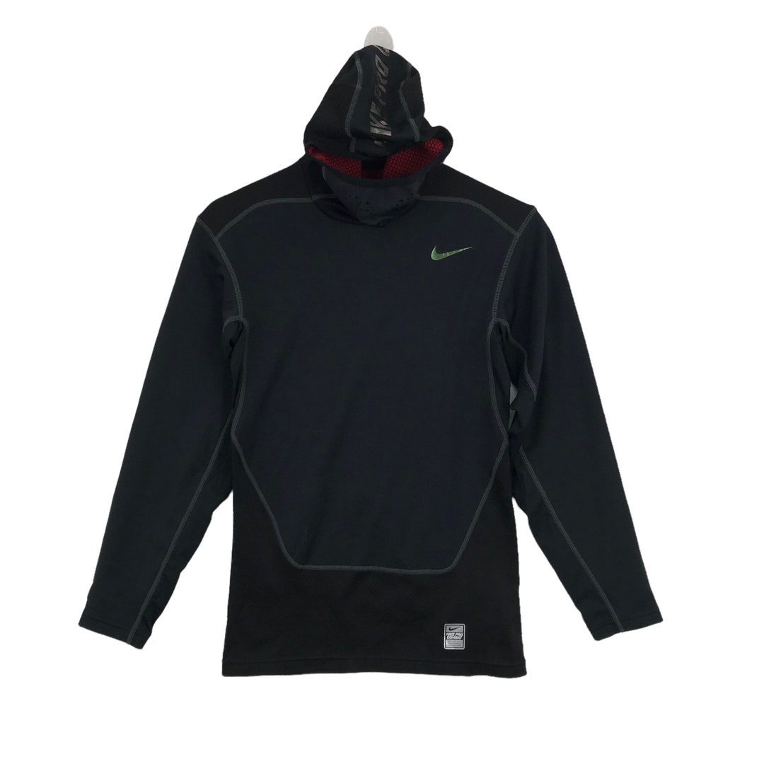 NIKE Pro Combat Hoodies Small Swoosh Logo Sportswear Etsy
